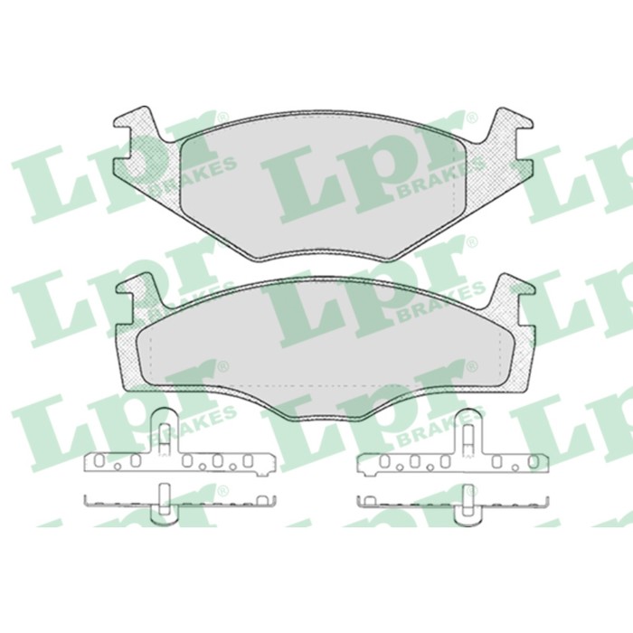 Колодки тормозные дисковые LPR 05P224