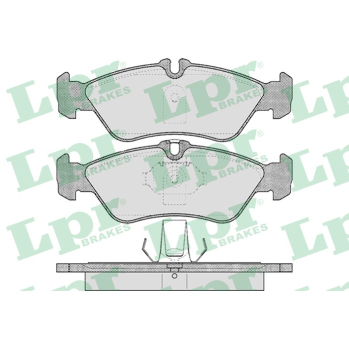 Колодки тормозные дисковые LPR 05P610