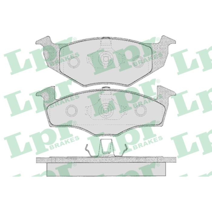 Колодки тормозные дисковые, комплект LPR 05P627