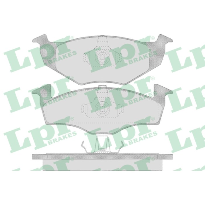 Колодки тормозные дисковые LPR 05P638
