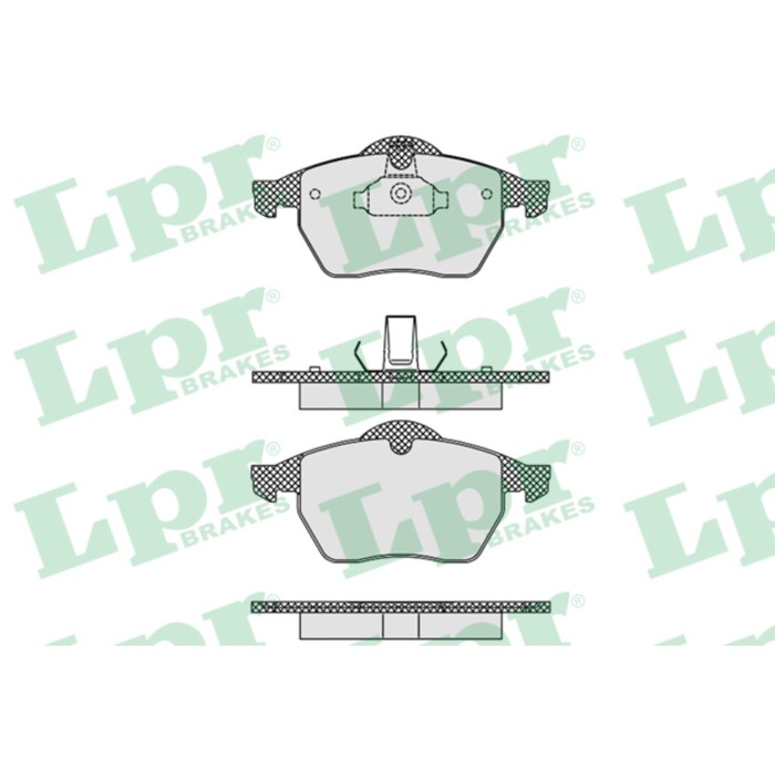 Колодки тормозные дисковые, комплект LPR 05P635