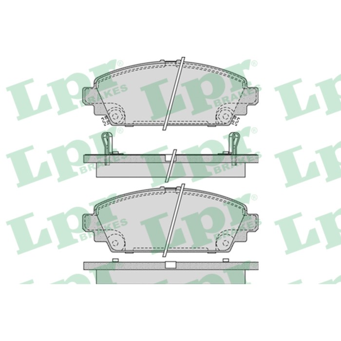 Колодки тормозные дисковые, комплект LPR 05P1069