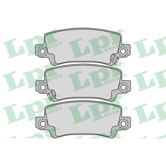 Колодки тормозные дисковые, комплект LPR 05P1068