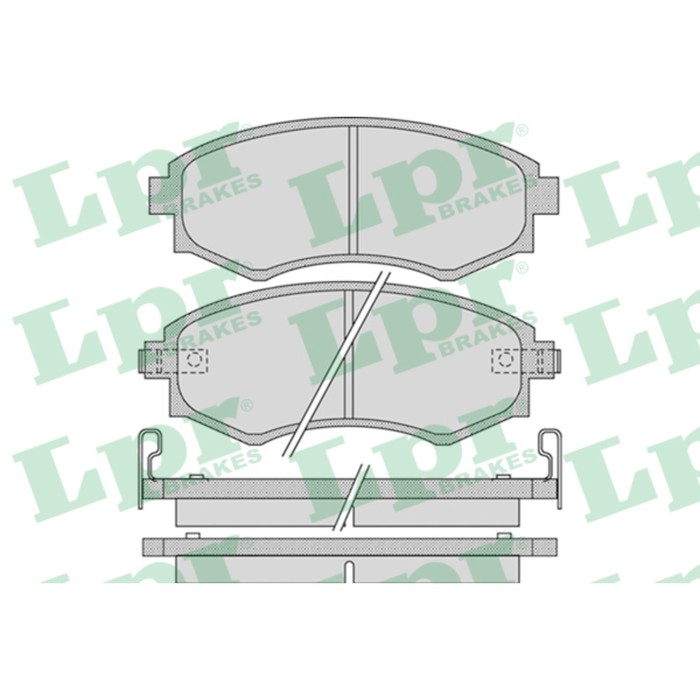 Колодки тормозные дисковые, комплект LPR 05P1097