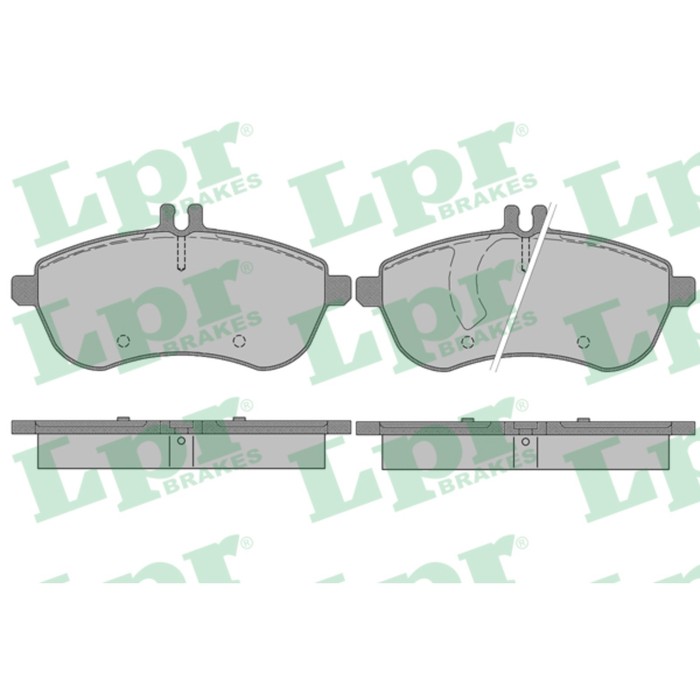 Колодки тормозные дисковые, комплект LPR 05P1340
