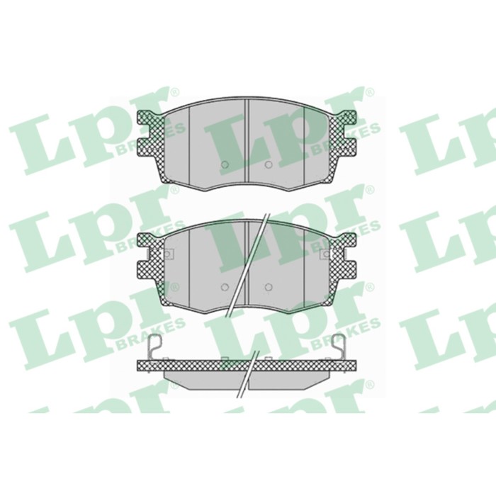 Колодки тормозные дисковые LPR 05P1345