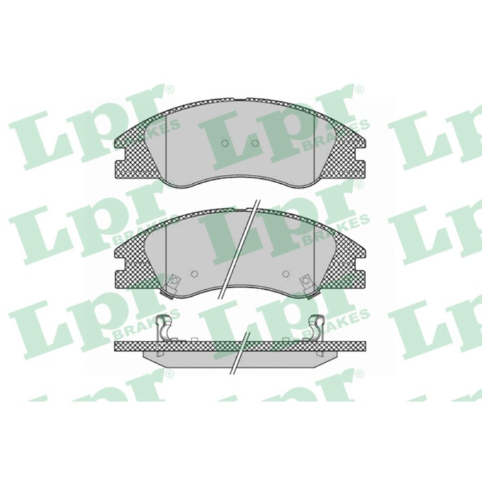 Колодки тормозные дисковые, комплект LPR 05P1349