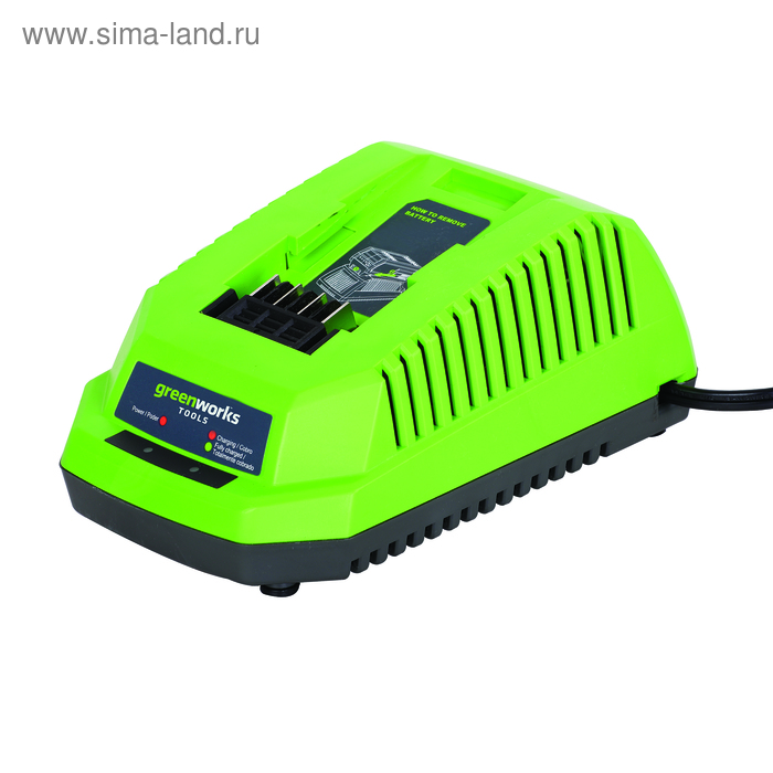 фото Зарядное устройство greenworks g40с 2904607, 40в