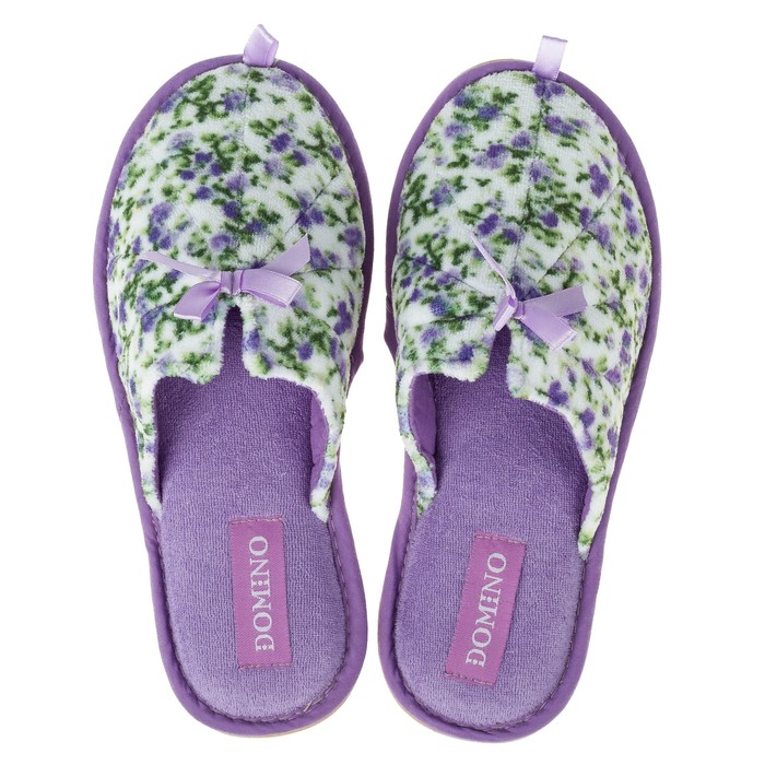 Тапочки женские Domino арт. D-L1703, цвет сиреневый, размер 40-41