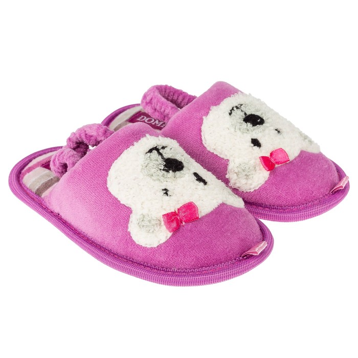 Тапочки детские Domino (арт.D-K313), цвет розовый, размер 25-26