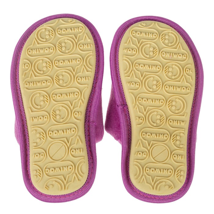 Тапочки детские Domino (арт.D-K313), цвет розовый, размер 25-26