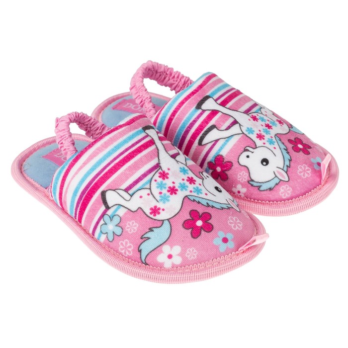 Тапочки детские Domino (арт.D-K314), цвет розовый, размер 25-26