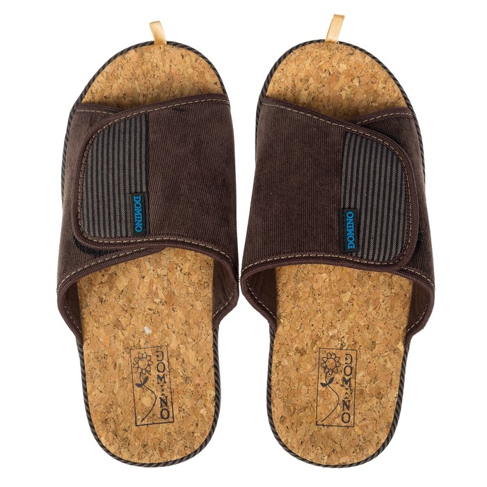 Тапочки мужские Domino арт. DA-MA614, цвет коричневый, размер 43