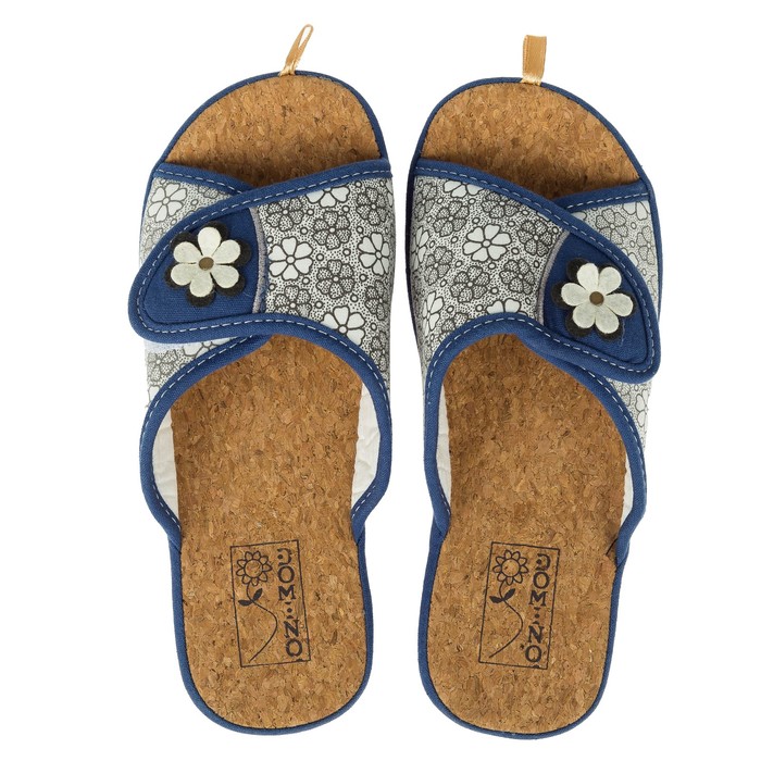 Тапочки женские Domino арт. DA-LTA622, цвет синий, размер 37