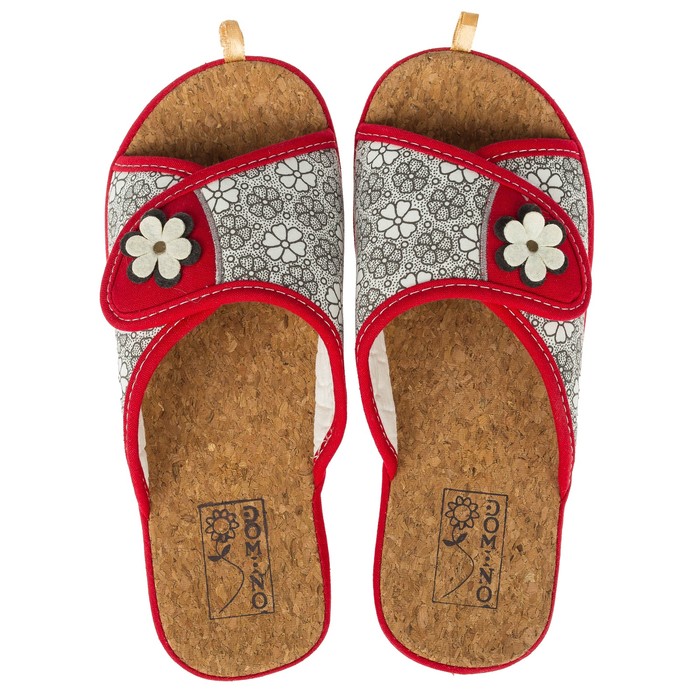 Тапочки женские Domino арт. DA-LTA622, цвет красный, размер 36