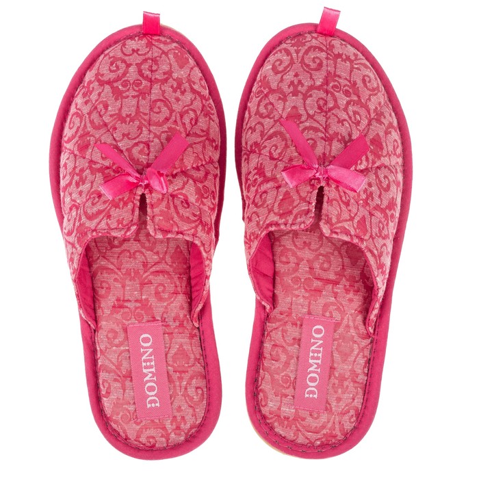 Тапочки женские Domino арт. D-L1701, цвет розовый, размер 40-41