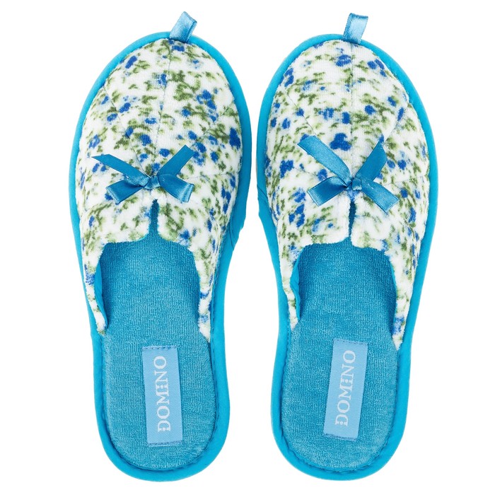 Тапочки женские Domino арт. D-L1703, цвет голубой, размер 40-41