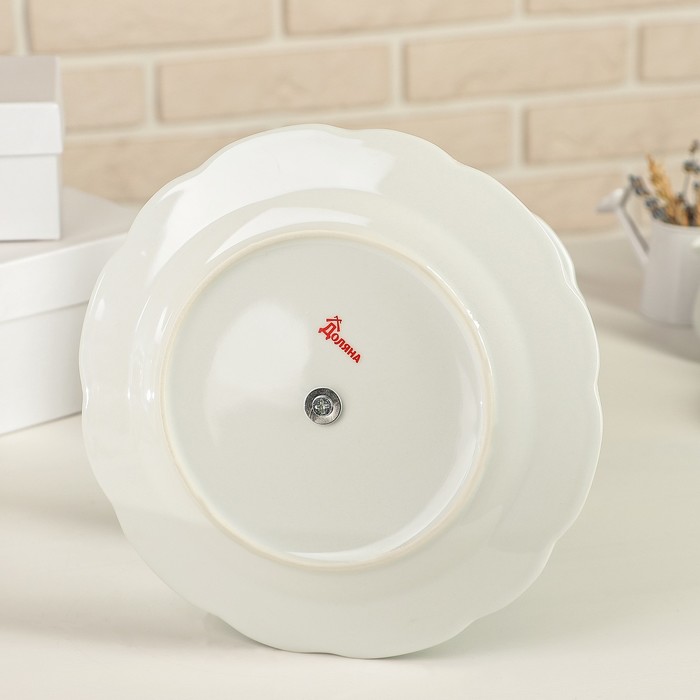 Блюдо 3 яруса "Малахит" 15/17,8/22,8 см