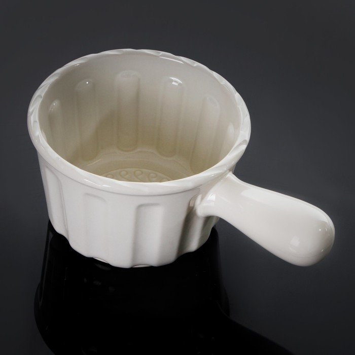 Кокотница 900 мл "Массимо", цвет белый