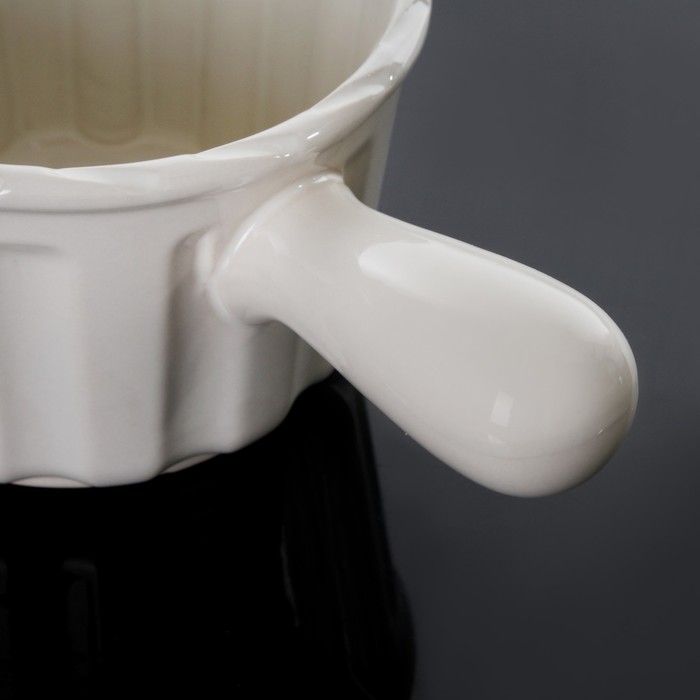 Кокотница 900 мл "Массимо", цвет белый