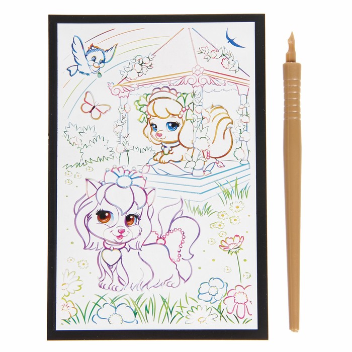 Царапки с сюрпризом "Питомцы"