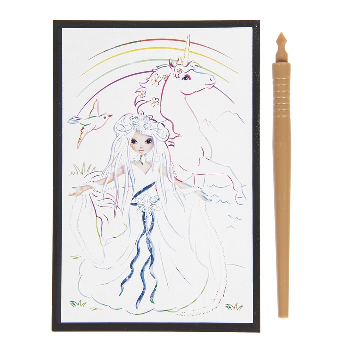 Царапки с сюрпризом "Феи и единороги"