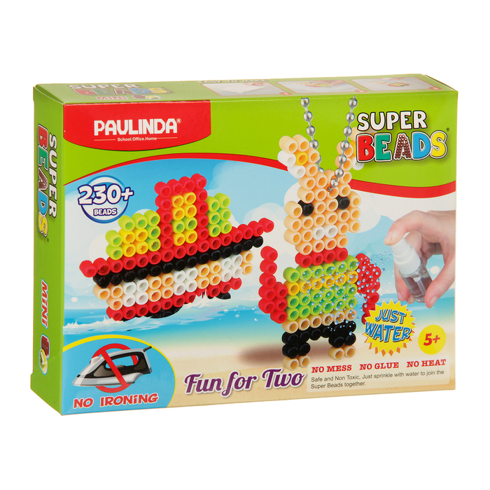 Мозаика 2 в 1 "Кораблик и зайчик" более 230 деталей, без использования утюга, 19,1 х 4,2 х 14,3 см