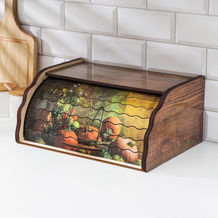 Хлебница деревянная Avanti-stile «Поляна», 28×38,5×18 см