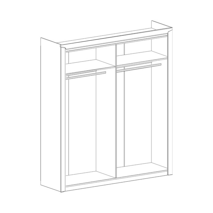 Шкаф 4 дверный Соренто Дуб стирлинг