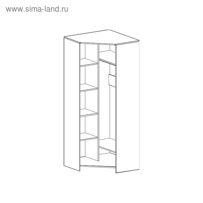 

Шкаф угловой Скаут Дуб Бонифаций/Софт тач фуксия