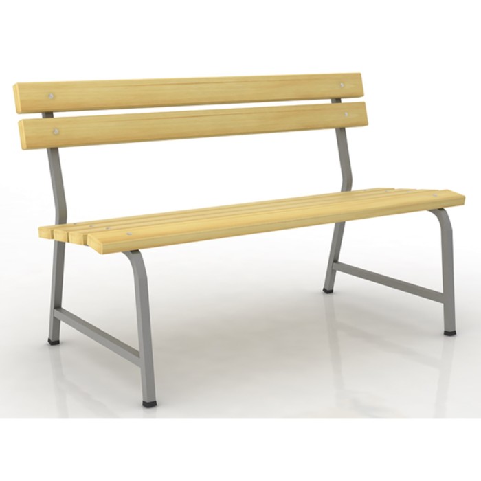 Скамья садовая со спинкой 81*130*65 см