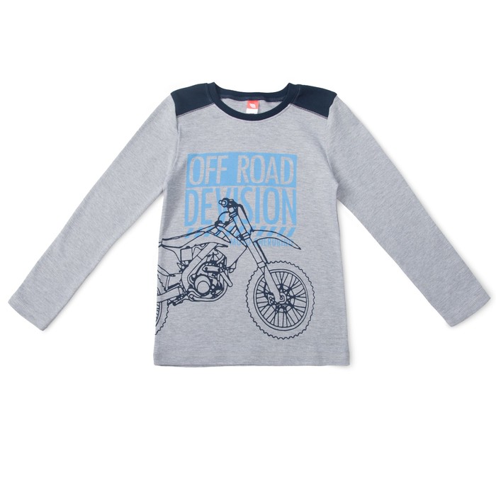 Джемпер для мальчика, рост 104 см, цвет серый меланж