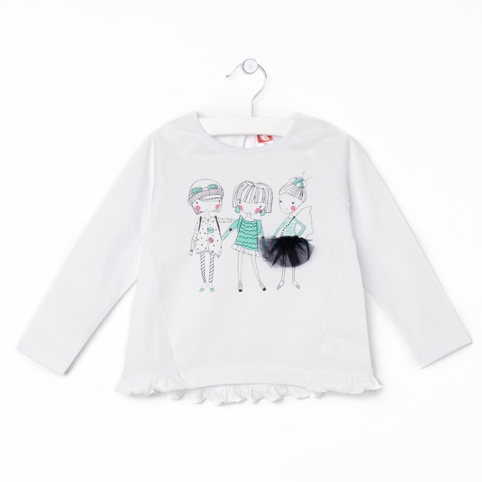 Джемпер для девочки, рост 92 см, цвет белый