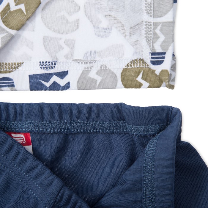 Комплект для мальчика (майка, трусы-боксеры), рост 140 см, цвет серый