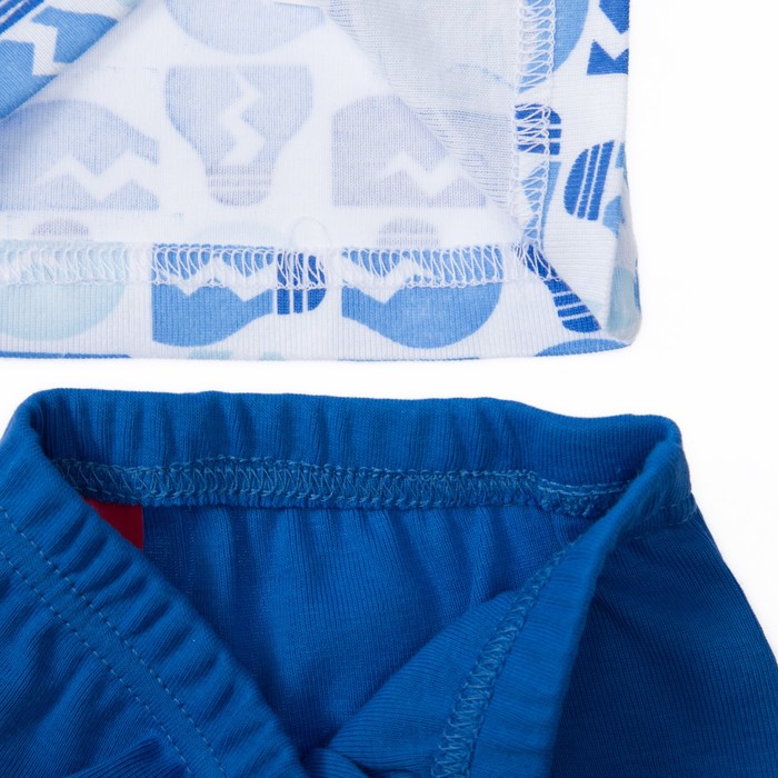 Комплект для мальчика (майка, трусы-боксеры), рост 152-158 см, цвет голубой