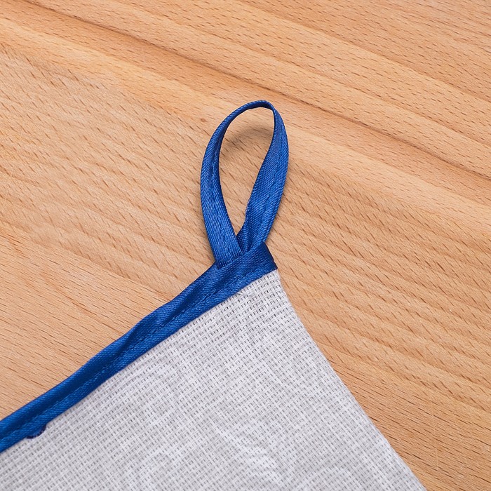 Набор «Птицы» под гжель: фартук, полотенце (40 × 75 см), варежка, прихватка (18 × 18 см), хлопок (100 %), рогожка,160 г/м²