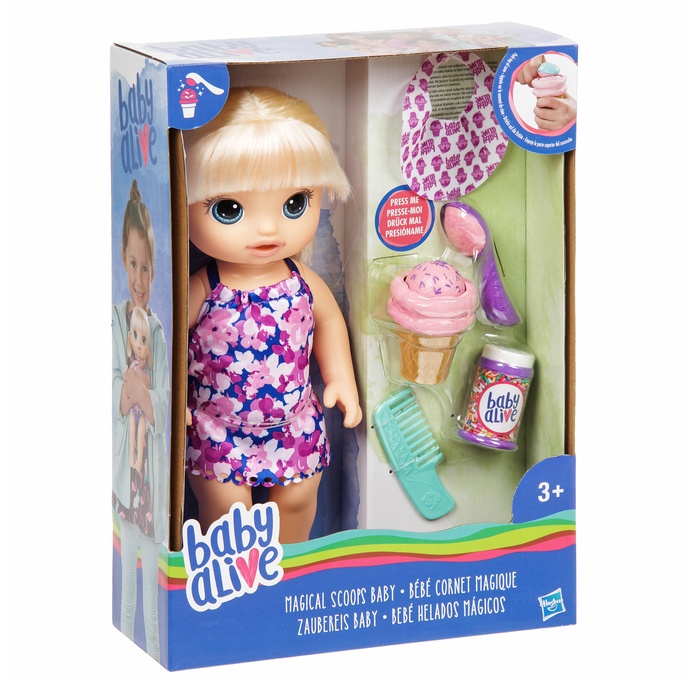 Кукла "Малышка" с мороженым