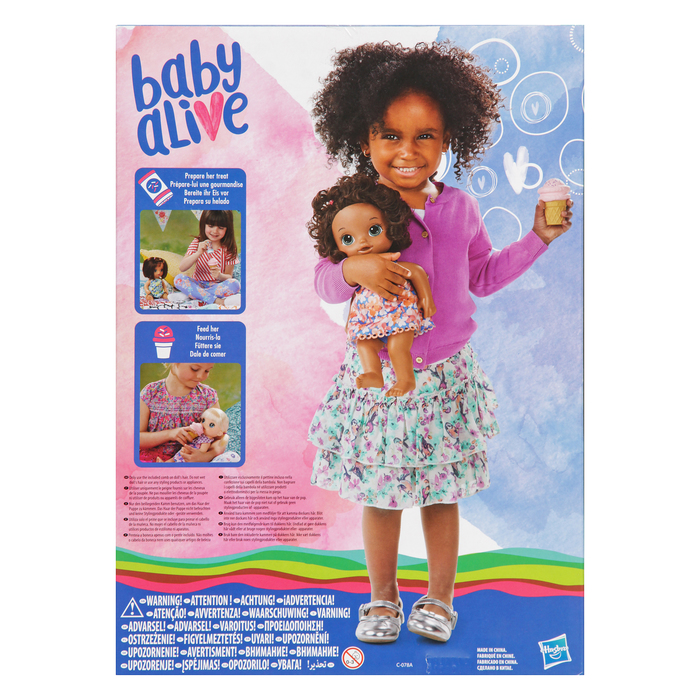 Кукла "Малышка" с мороженым