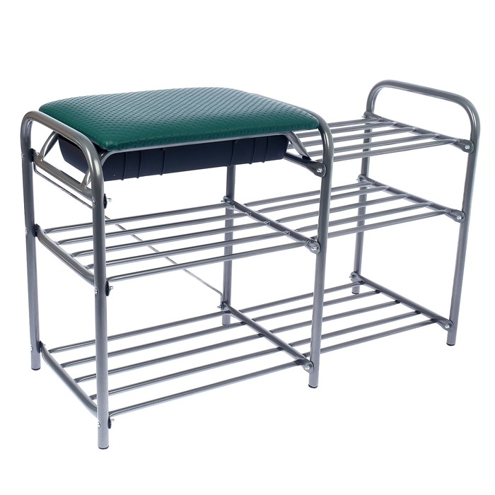 Этажерка с полкой "Люкс 5", цвет зеленый