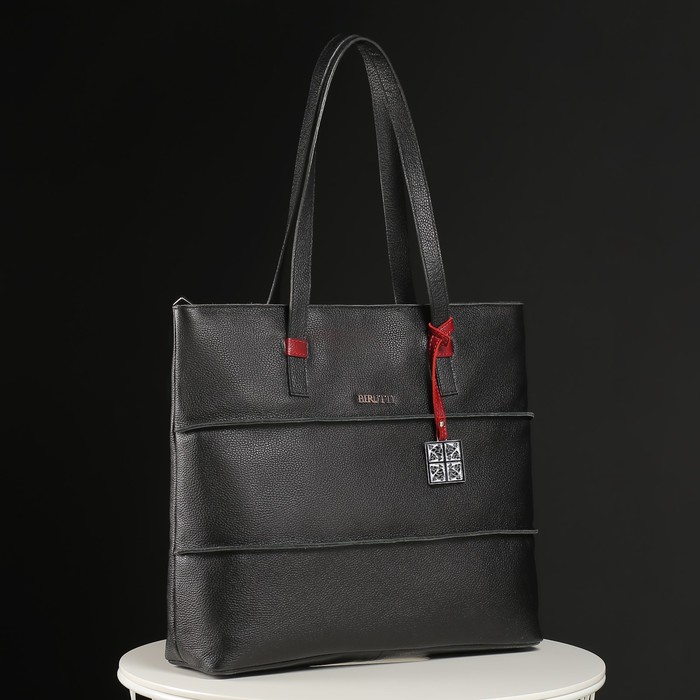 Сумка женская, отдел на молнии, наружный карман, цвет чёрный