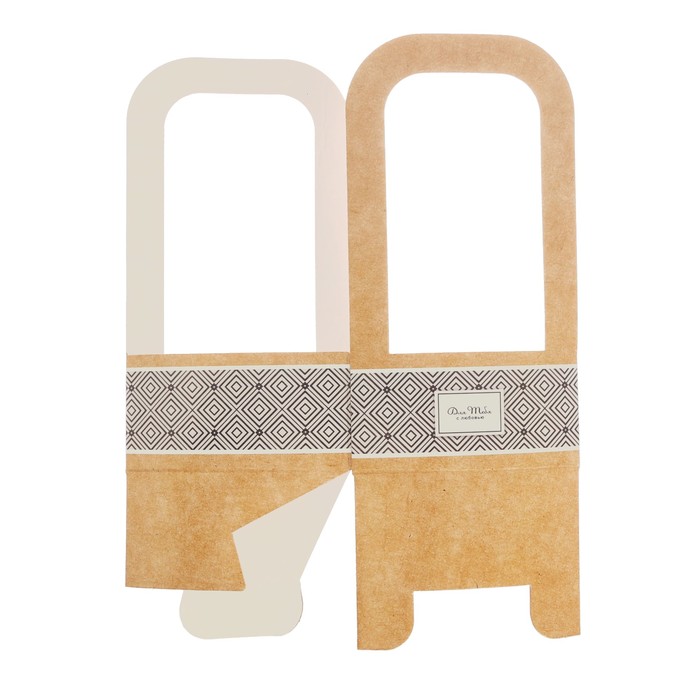 Мини–коробка из микрогофрокартона «Для тебя с любовью», 12 см × 12 см × 22 см