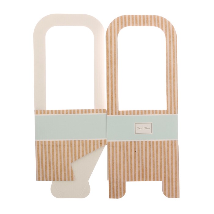 Мини–коробка из микрогофрокартона «Для тебя», 12 см × 12 см × 22 см