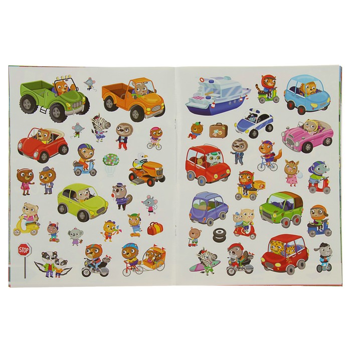 Посмотри и найди! Играй с наклейками. Техника и транспорт