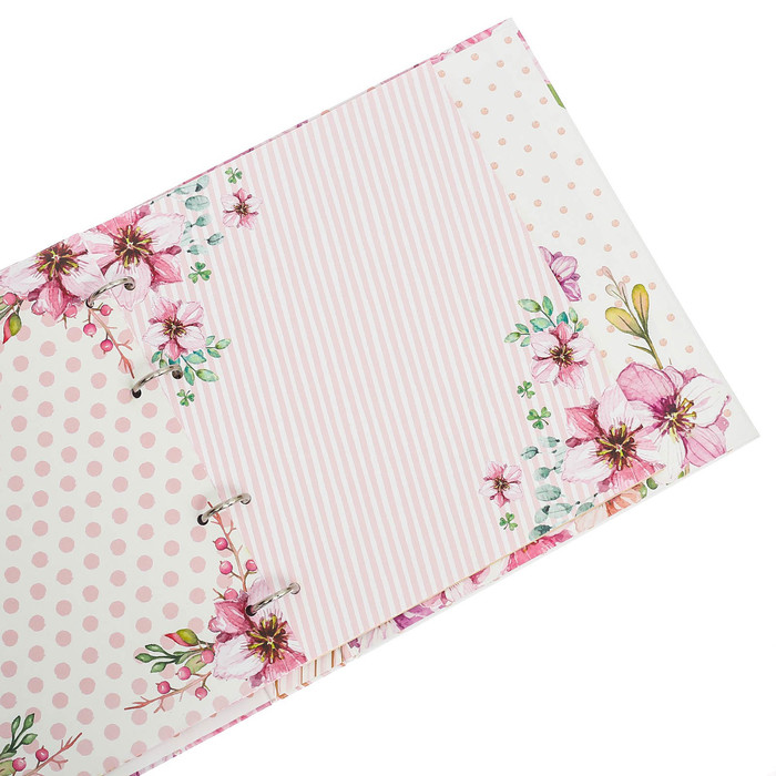 Фотоальбом для творчества "Пусть счастье будет бесконечным" с наклейками