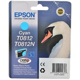 

Картридж струйный Epson C13T11124A10 голубой для Epson R270/290/RX590