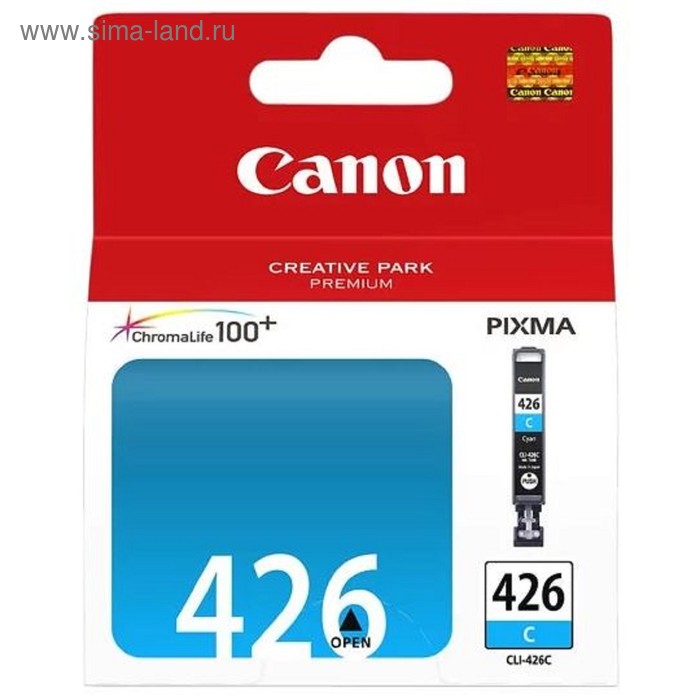 

Картридж струйный Canon CLI-426C 4557B001 голубой для Canon iP4840/MG5140/MG5240/MG6140/MG8140 172