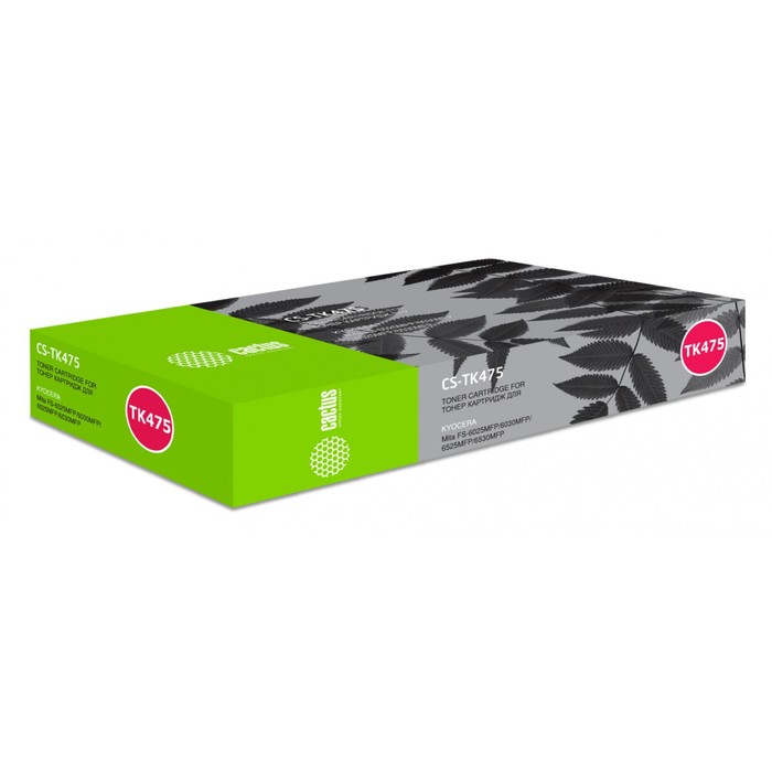 

Тонер Картридж Cactus CS-TK475 черный для Kyocera FS-6025/B/6030 (15000стр.)