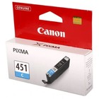 Картридж струйный Canon CLI-451C 6524B001 голубой для Canon Pixma iP7240/MG6340/MG5440 Картридж струйный Canon CLI-451C 6524B001 голубой для Canon Pixma iP7240/MG6340/MG5440