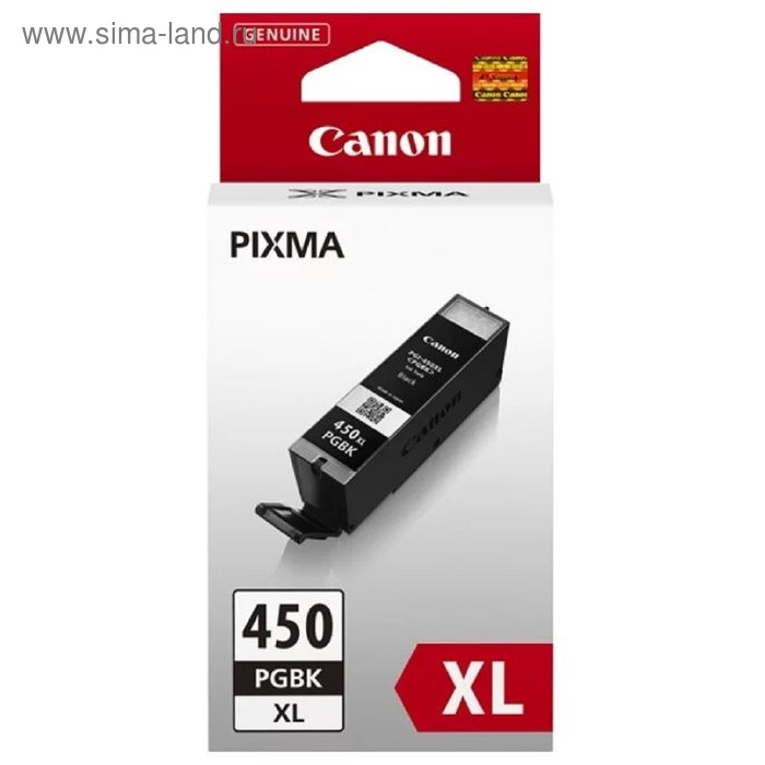 

Картридж струйный Canon PGI-450XLPGBK 6434B001 черный для Canon Pixma iP7240/MG6340/MG5440