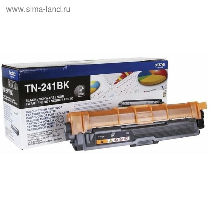 

Картридж Brother TN241BK для HL3140/3170 (1400k), черный